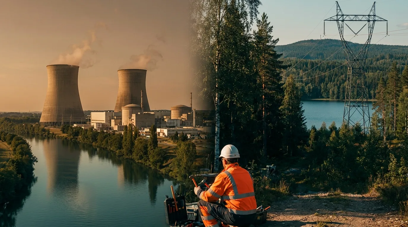 Nuclear branch — France & Sweden · New-build, decommissioning & SMR — safety-critical, slow-clock competences